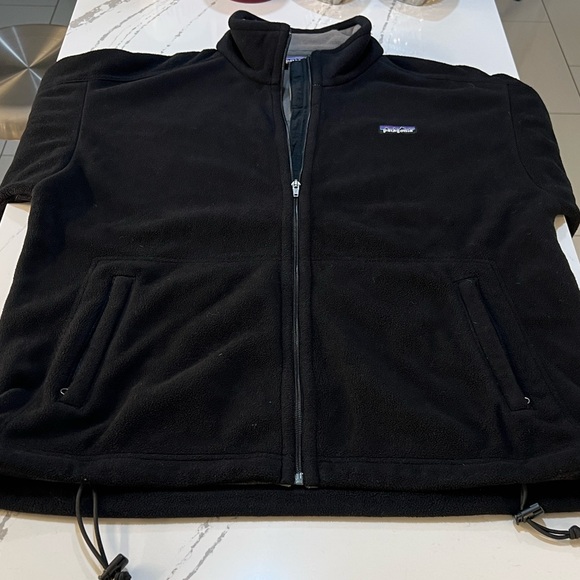 Patagonia Synchilla Black Fleece Zip Up Men's Jacket size L - Picture 7 of 16